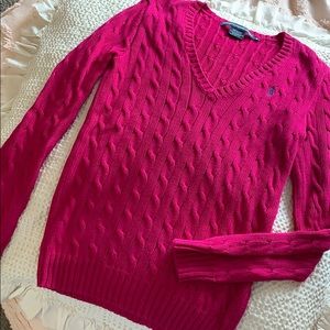 Magenta Ralph Lauren sweater
